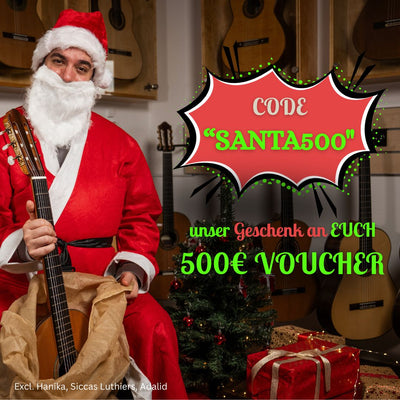 Weihnachtsangebote für Gitarren