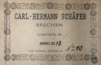 Carl Hermann Schäfer – 2018 Torres No. 10