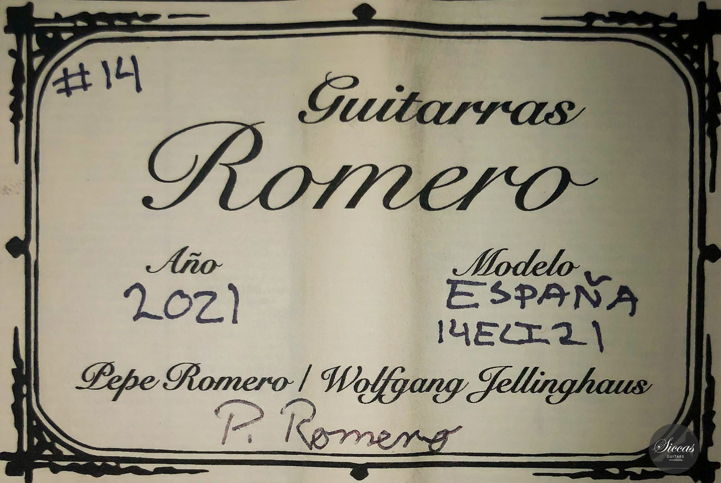 Pepe Romero / Wolfgang Jellinghaus – "España" Zeder