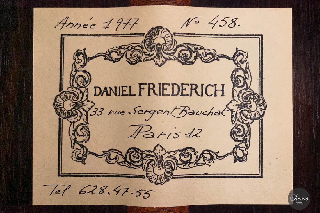 Daniel Friederich – 1977 No. 458 „Concert Model”