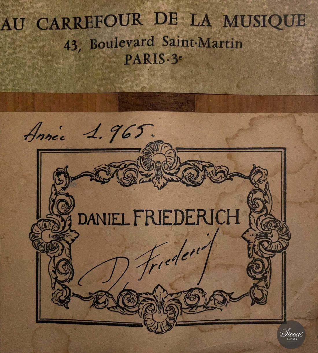Daniel Friederich - 1965