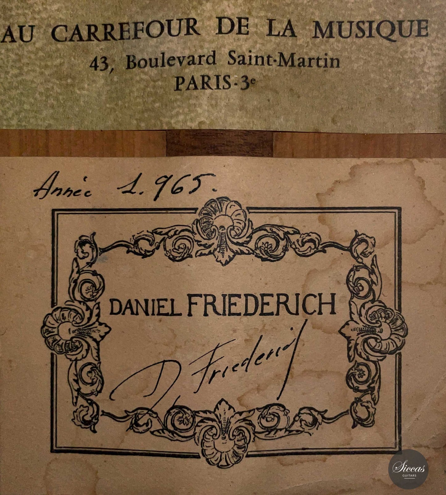 Daniel Friederich - 1965