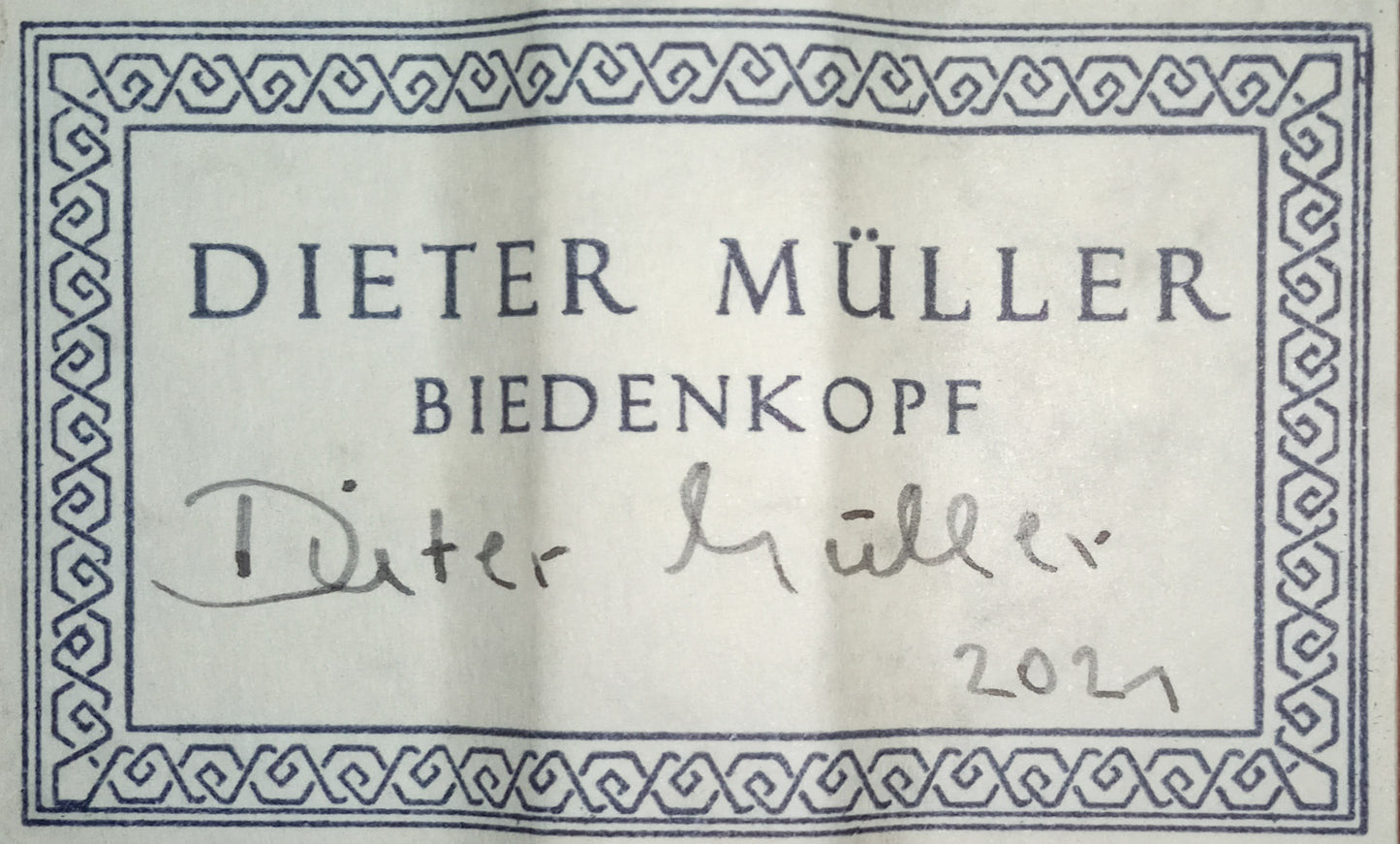 Dieter Müller - 2021 Doubletop