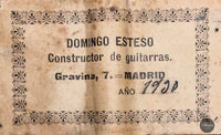 Domingo Esteso - 1930