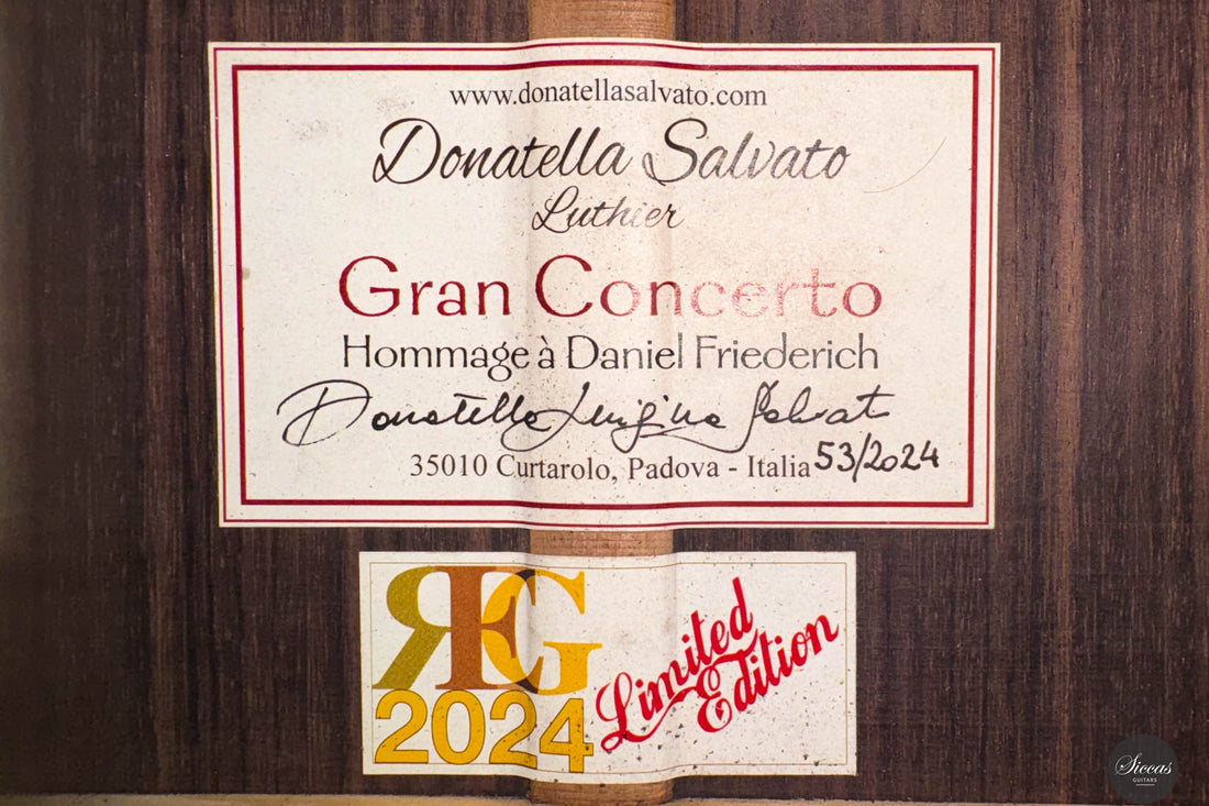 Donatella Salvato - 2024 "Gran Concerto Hommage à Daniel Friederich” No. 53 REG 2024 Limited Edition 64 cm