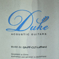 Duke - GA - PF Cut Lefthand