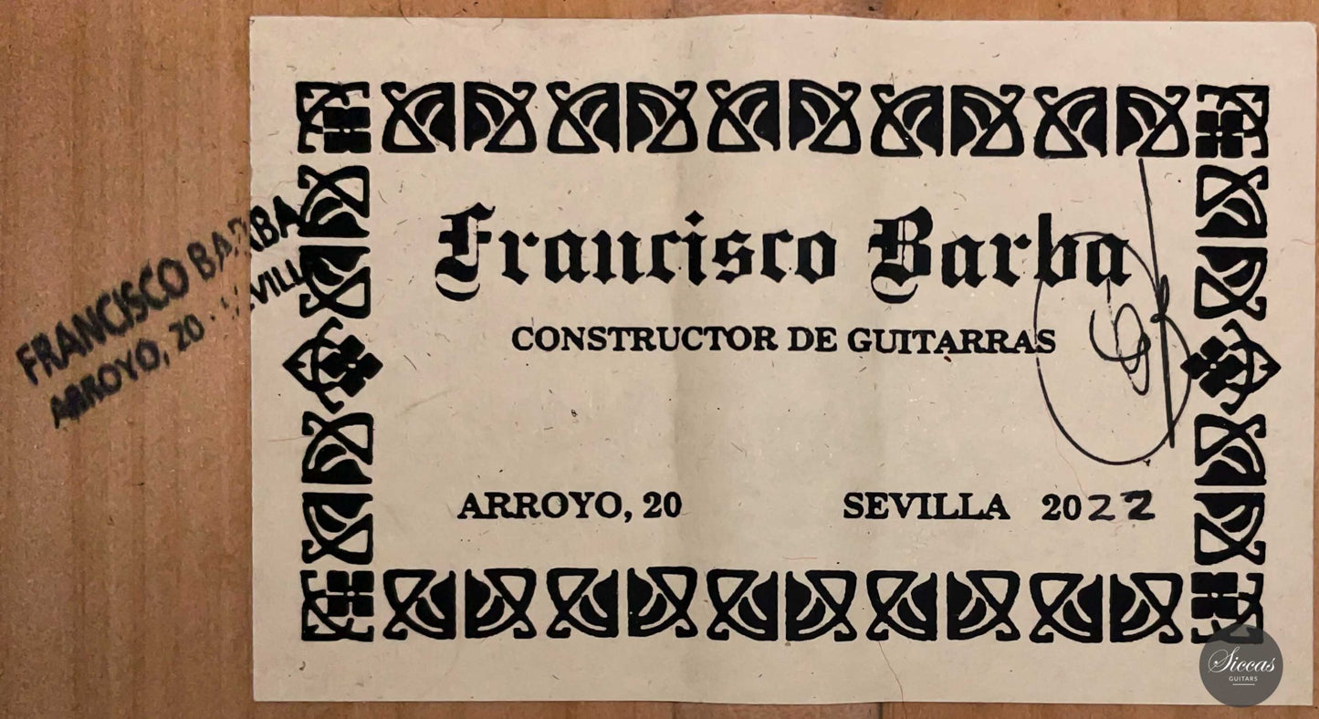 Francisco Barba - 2022 Flamenco Cypress