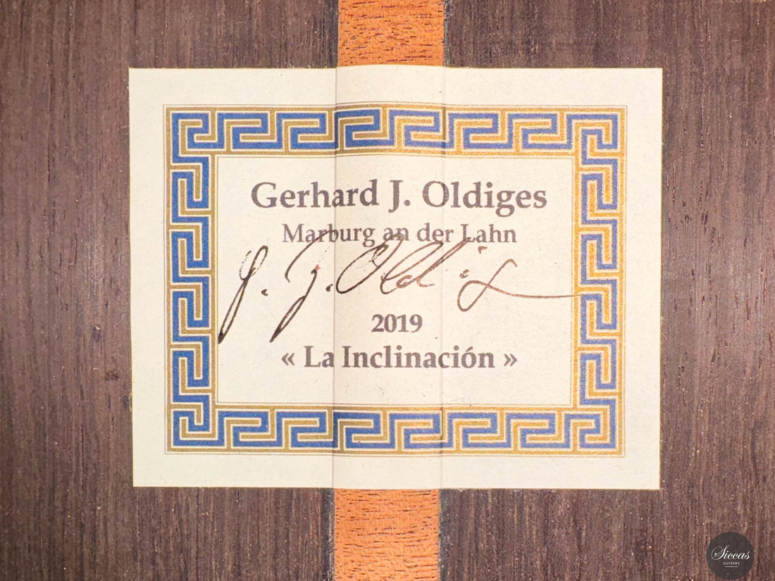 Gerhard Oldiges - 2019 "La Inclinacion"