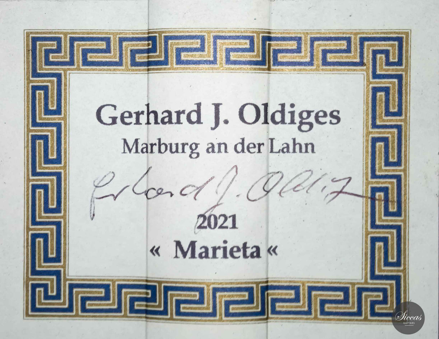 Gerhard J. Oldiges - 2021 "Marieta" 64 cm