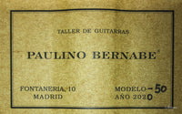 Paulino Bernabé - 2020 M50 Cedar