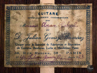 Julian Gomez Ramirez - 1923 No. 464