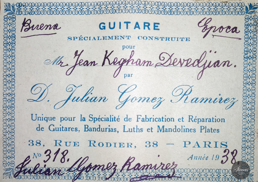 Julian Gomez Ramirez - 1938 "Buena Epoca" No. 318