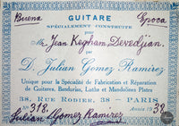 Julian Gomez Ramirez - 1938 "Buena Epoca" No. 318