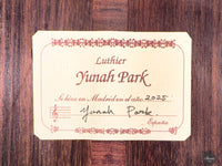 Yunah Park - 2025 ON HOLD