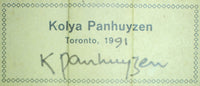 Kolya Panhuyzen - 1991