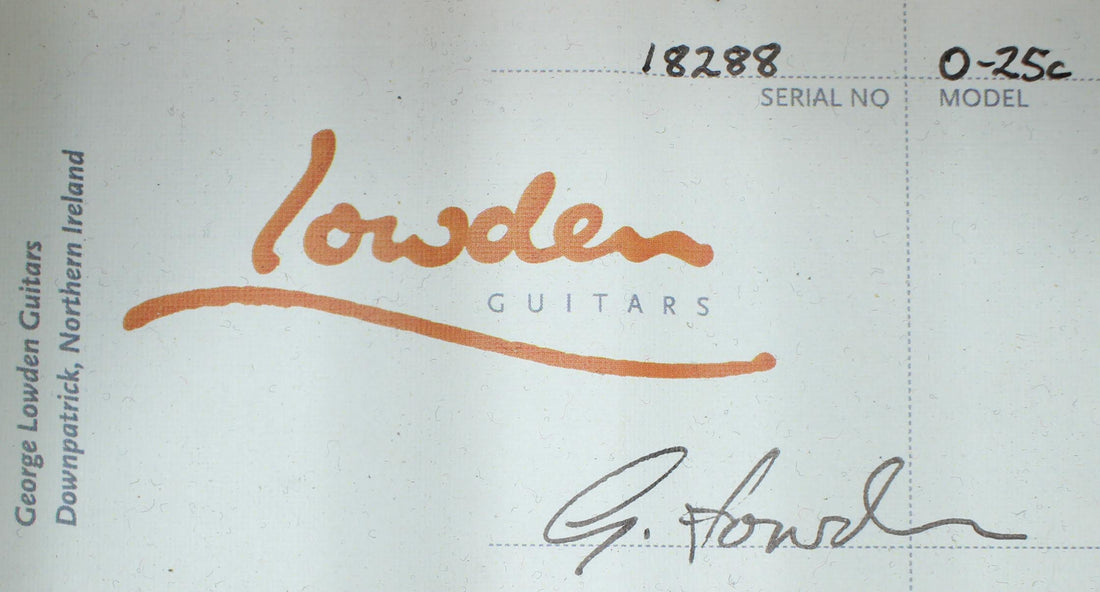 George Lowden - 025c 2013