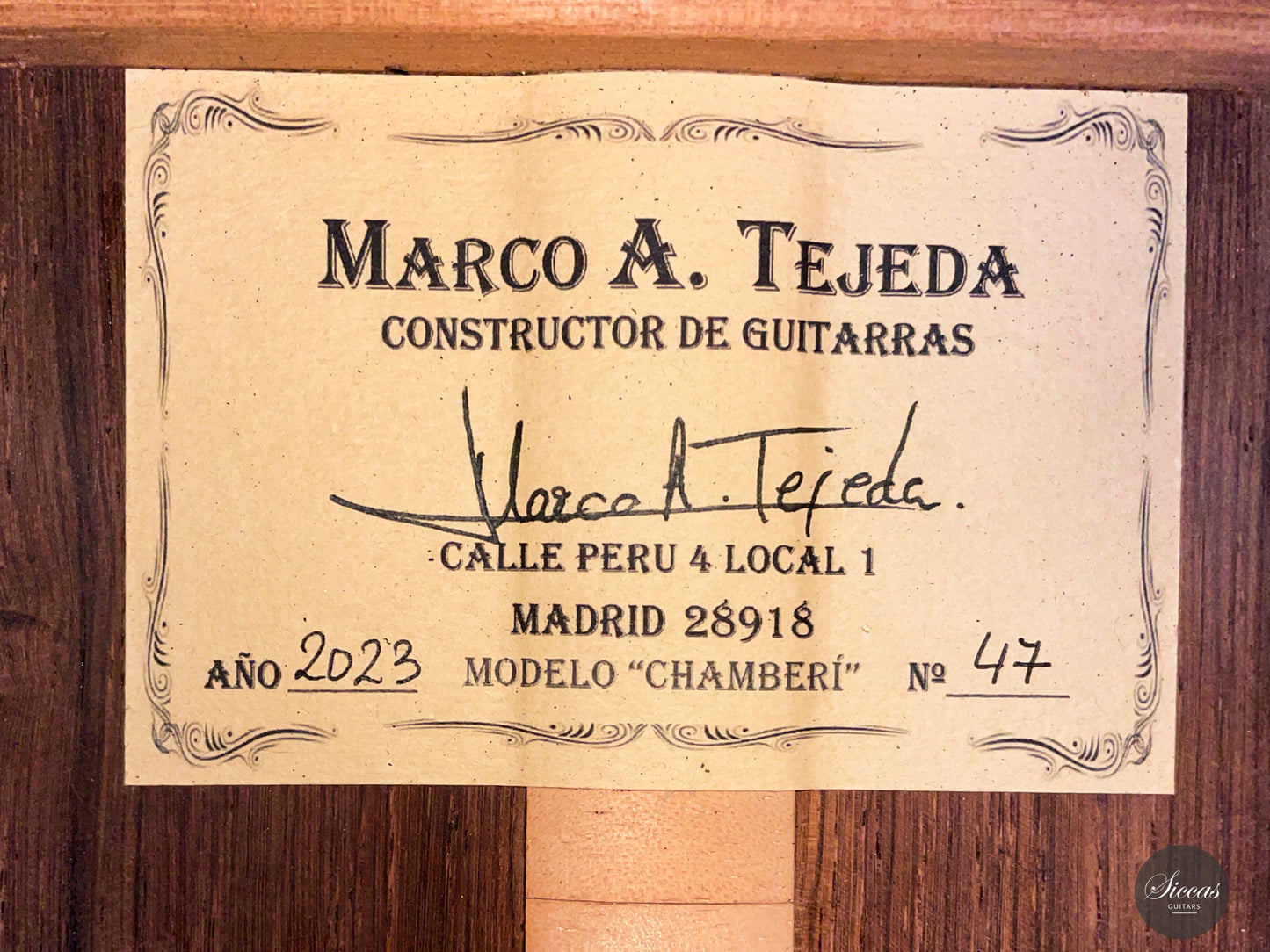 Marco Tejeda - 2023 "Chamberi" No. 47