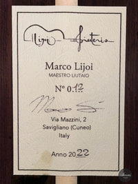 Marco Lijoi - 2022 No. 012