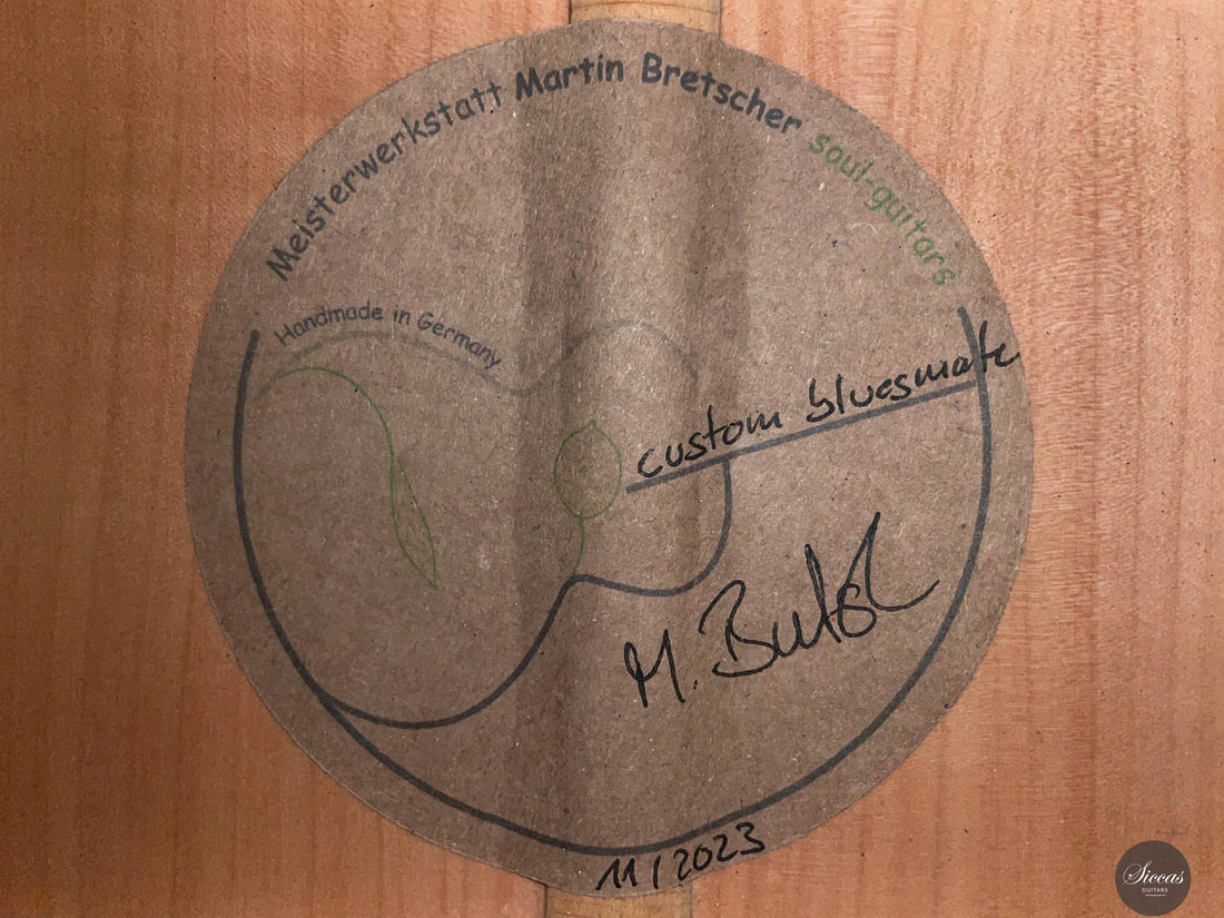 Martin Bretscher - 2023 Custom Bluesmate Steel String