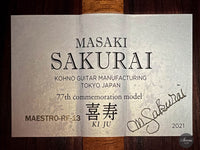 Masaki Sakurai - 2021 Maestro RF-13 "KI JU" 64 cm Limitierte Sammleredition