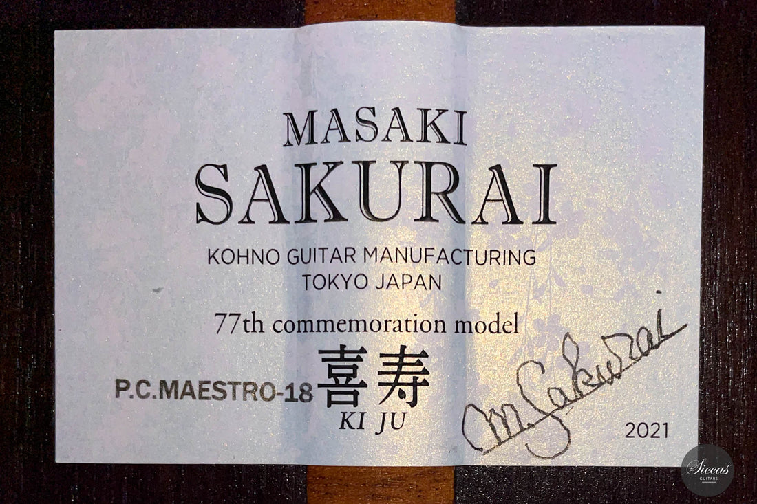 Masaki Sakurai - 2021 P.C. Maestro-18 Ki Ju 64 cm Limitierte Sammleredition