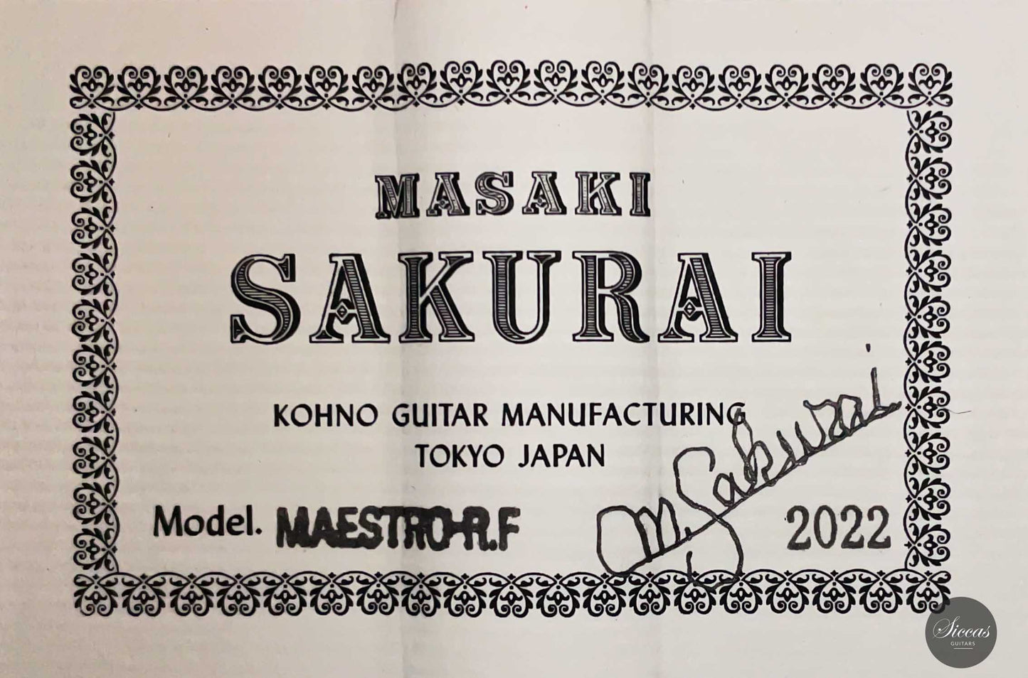 Masaki Sakurai - 2023 Maestro R.F. Fichte 64 cm