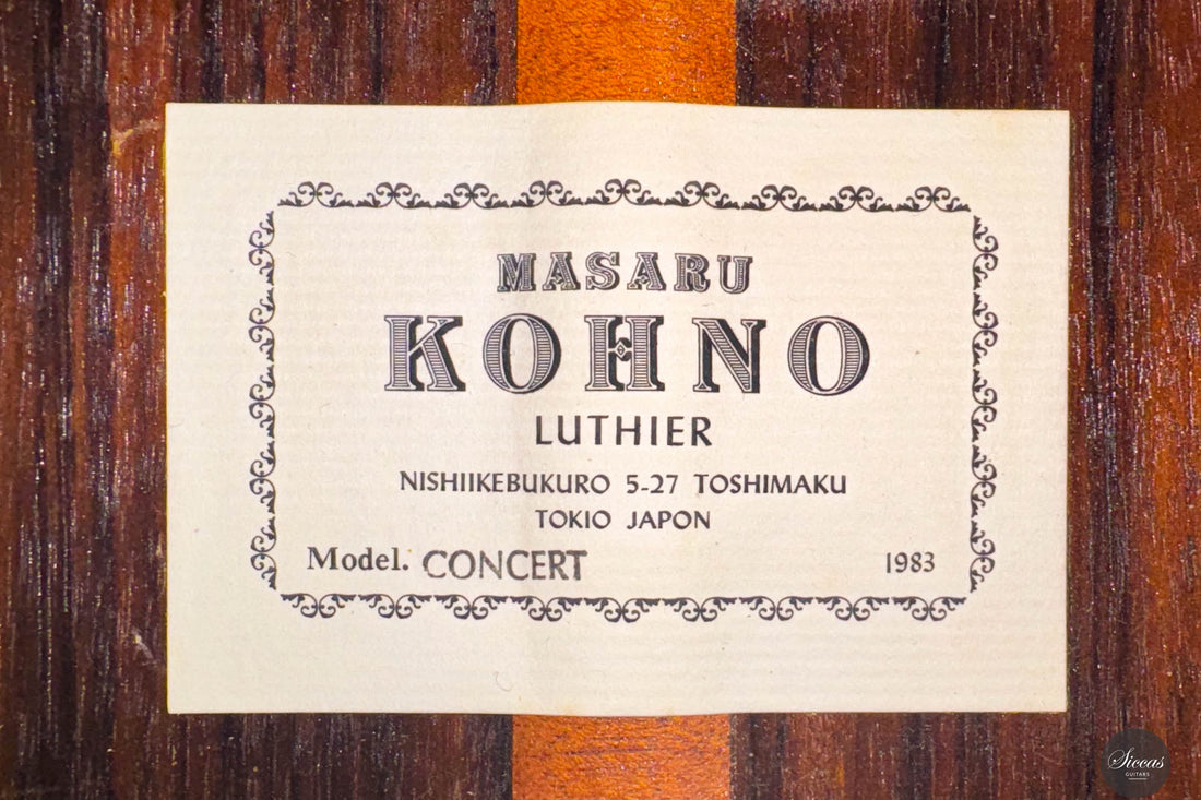 Masaru Kohno – 1983 Concert