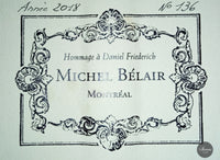Michel Belair – 2018 „Hommage a Daniel Friederich“