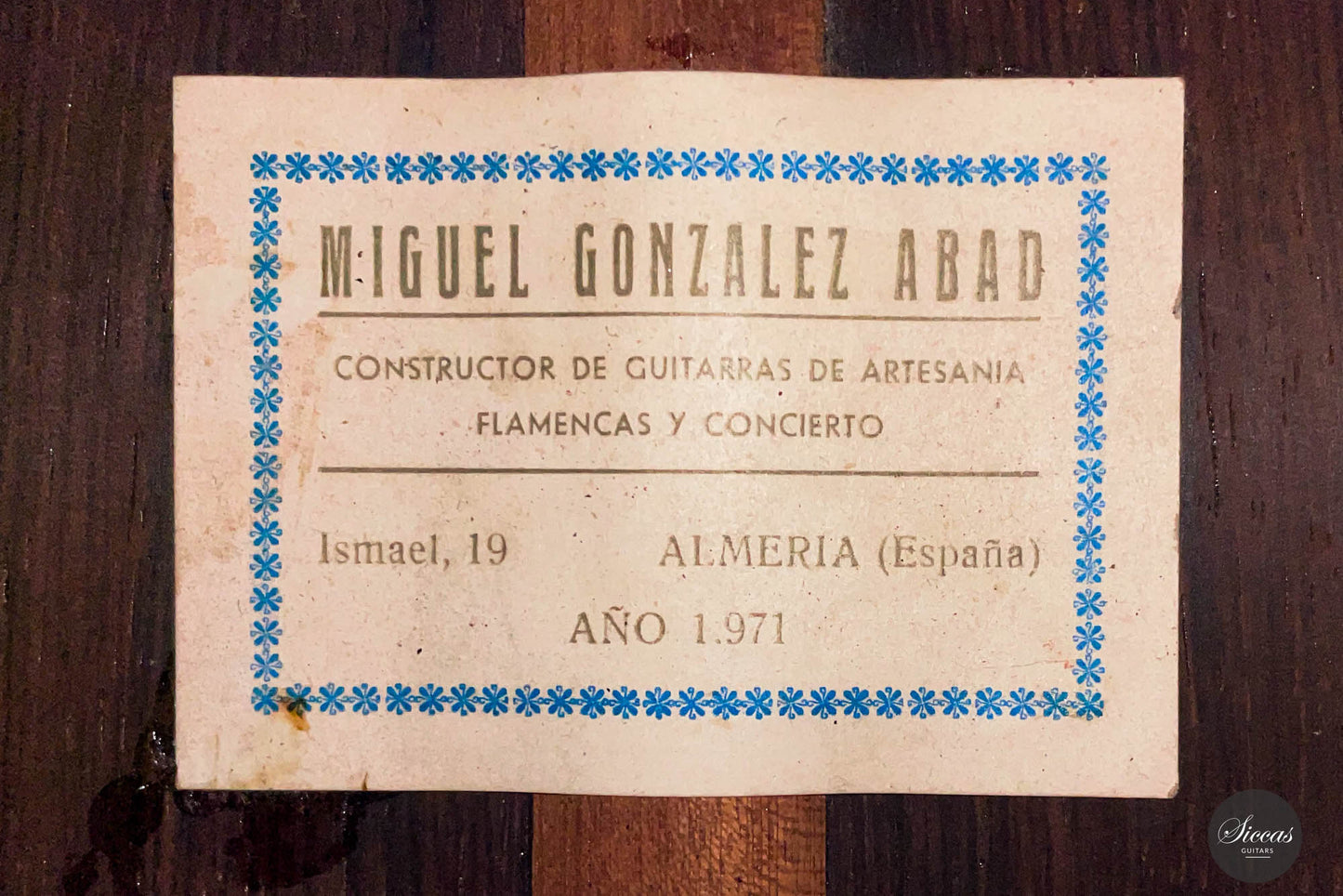 Miguel Gonzalez Abad - 1971