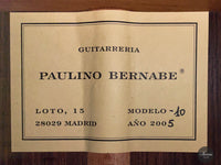 Paulino Bernabé - 2005 M10