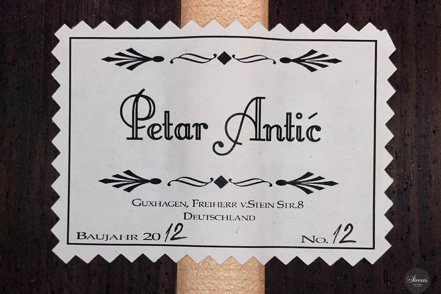 Petar Antic - 2012 No. 12 Linkshand