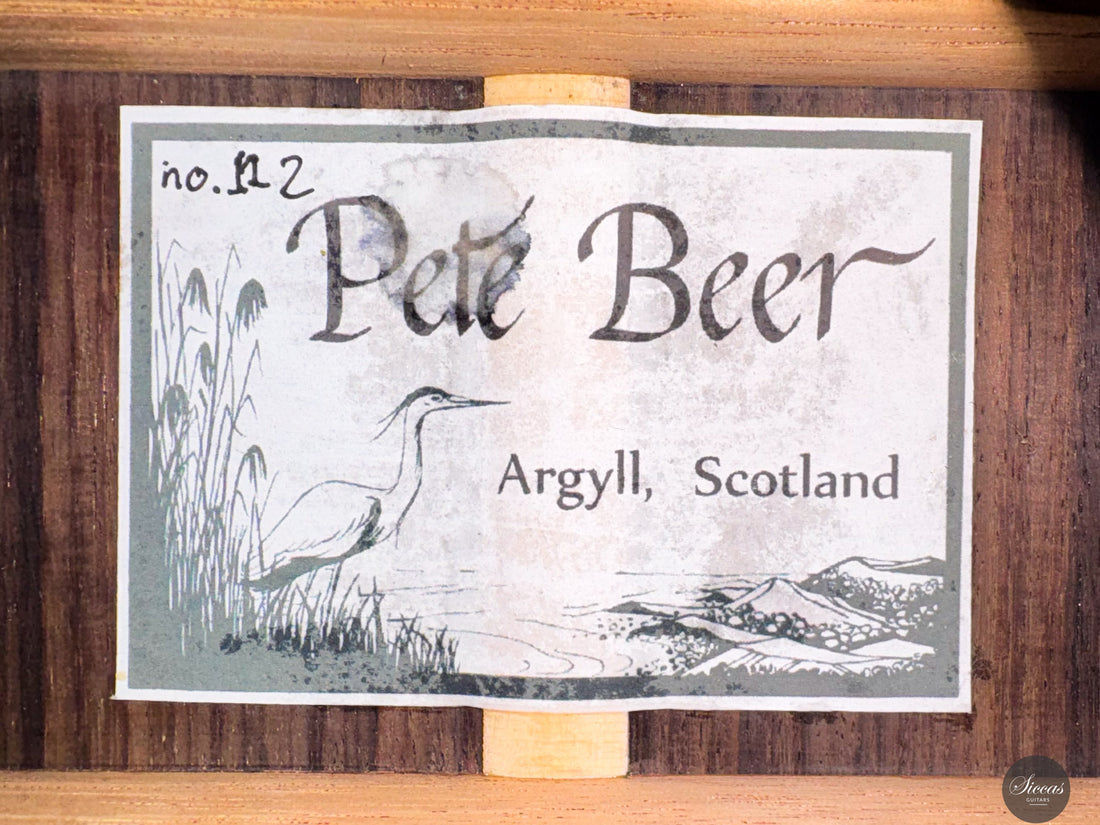 Pete Beer - 2025 - Double top No.112 - Certificate