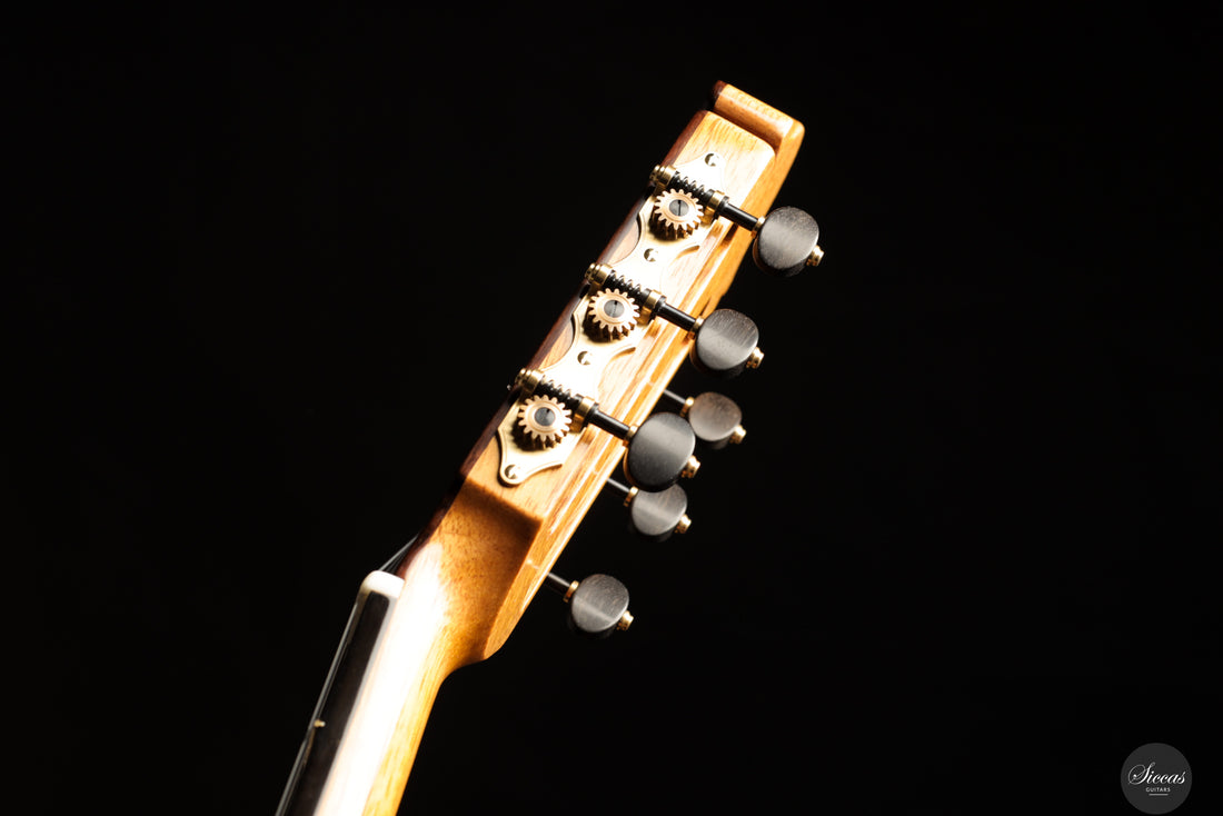 Pete Beer - 2025 - Double top No.112 - Neck and tuner