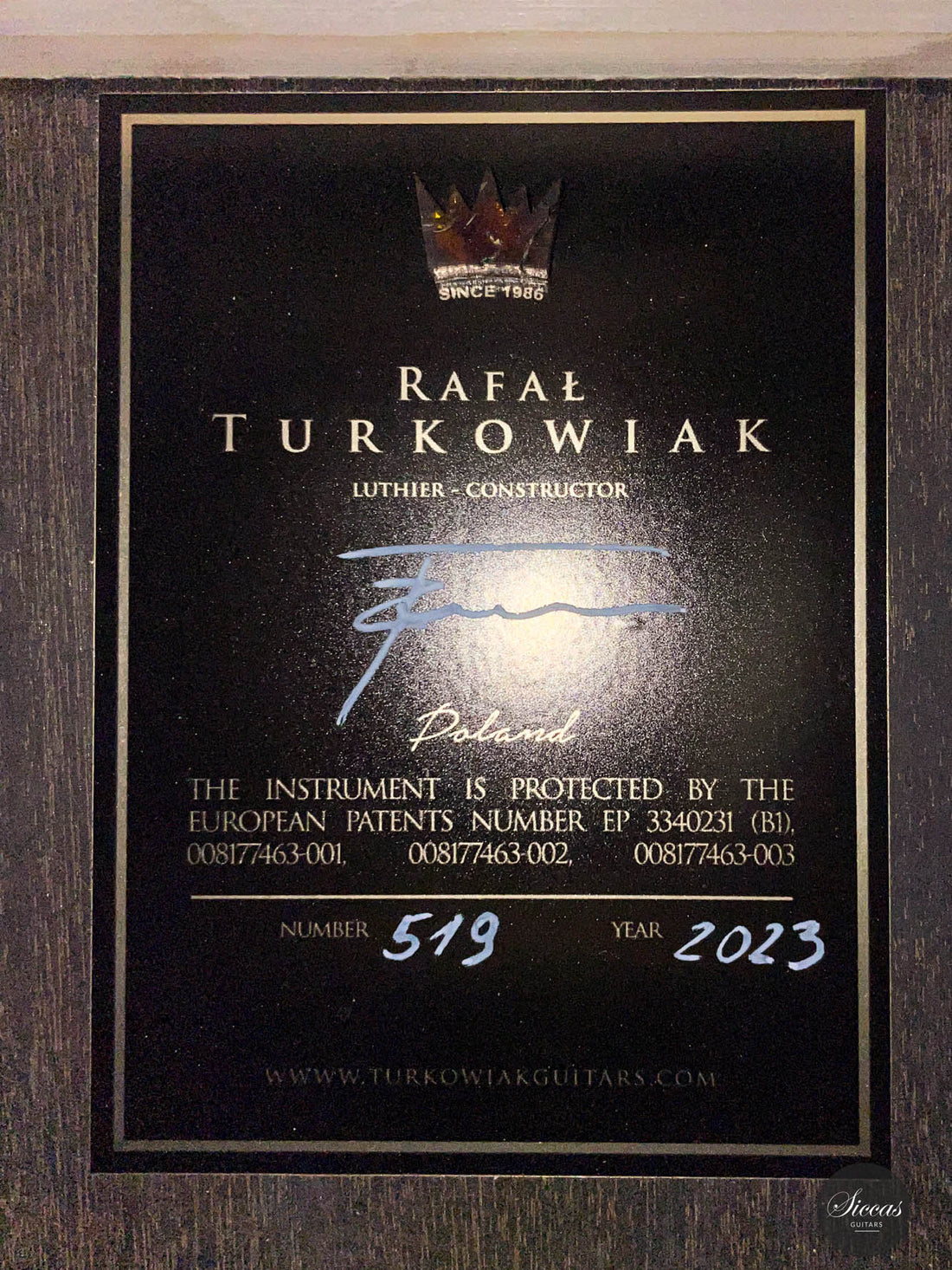 Rafal Turkowiak - 2023 Doubletop No. 519 Fichte/Amboyna 65 cm
