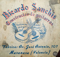 Ricardo Sanchis Nacher - 1930-1940