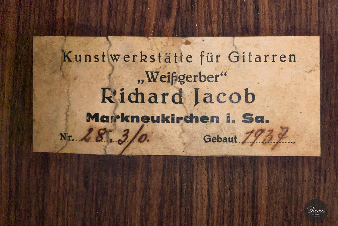 Richard Jacob Weissgerber - 1937 28.3/0. 7 Saiten