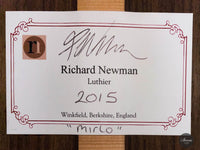 Richard Newman - 2015 "Mirlo"