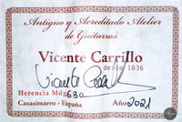 Vicente Carrillo - 2021 "Herencia Madagascar" 63 cm