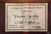 Vicente Carrillo – Gabriela II Cedar/Madagascar 63 cm