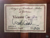 Vicente Carrillo – Gabriela II Spruce/Madagascar 63 cm