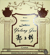 Yulong Guo - 2021 Concert Zeder/Ziricote