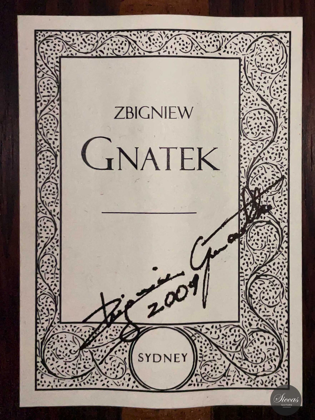 Zbigniew Gnatek - 2009