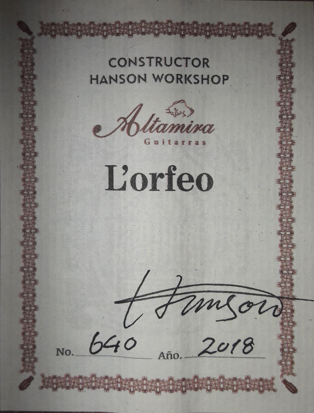 Altamira - L'Orfeo