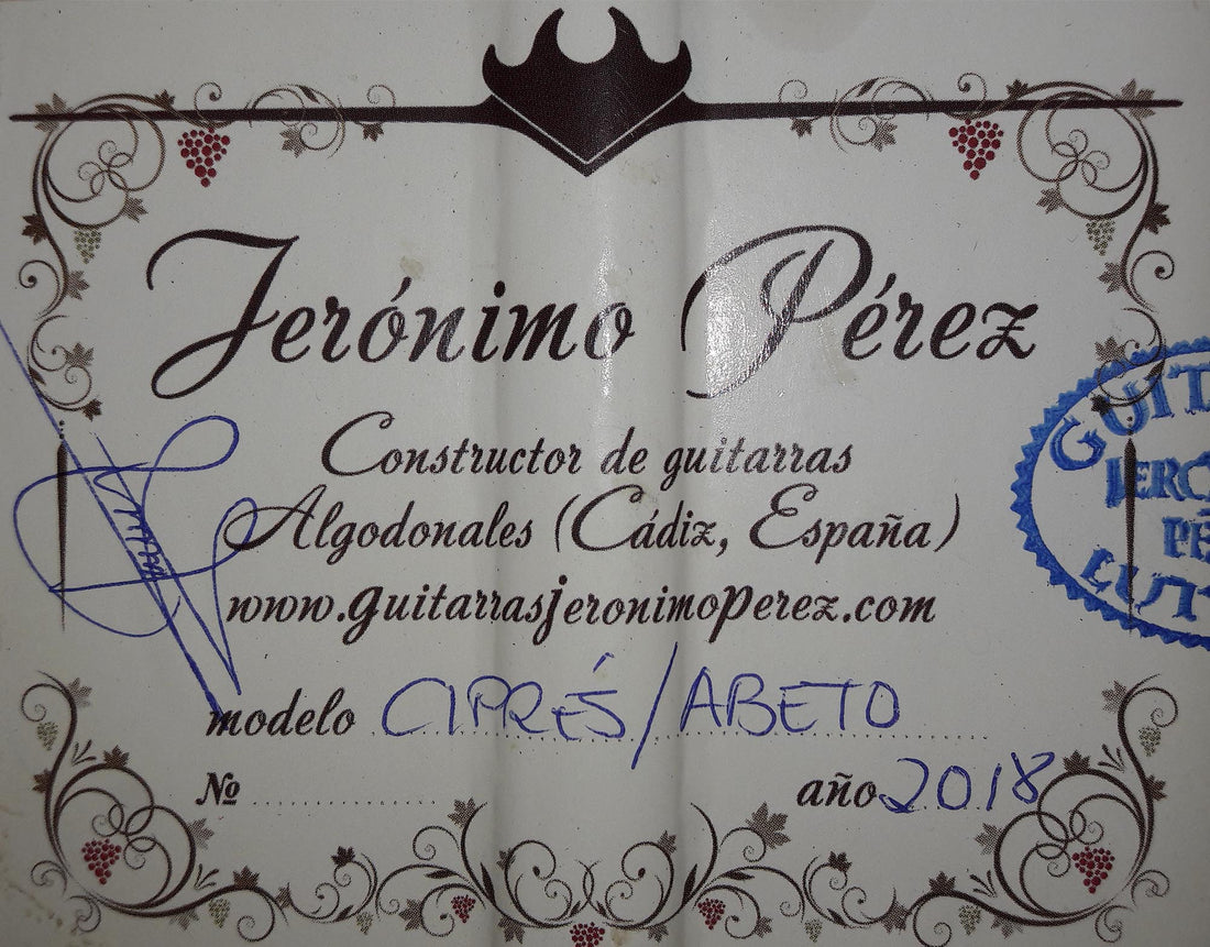 Jerónimo Pérez - Flamenca 2018 CF