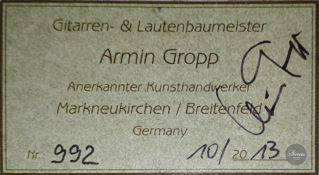 Armin Gropp - 2013 Romantische Gitarre