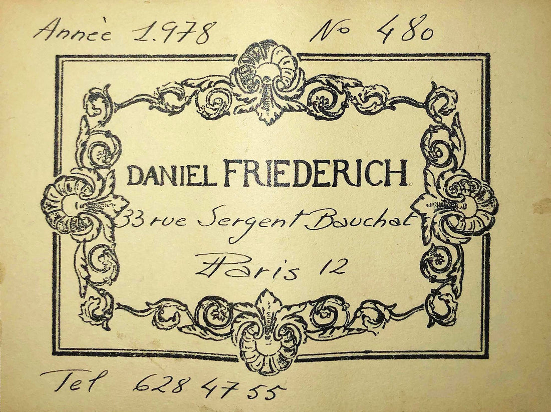 Daniel Friederich - 1978