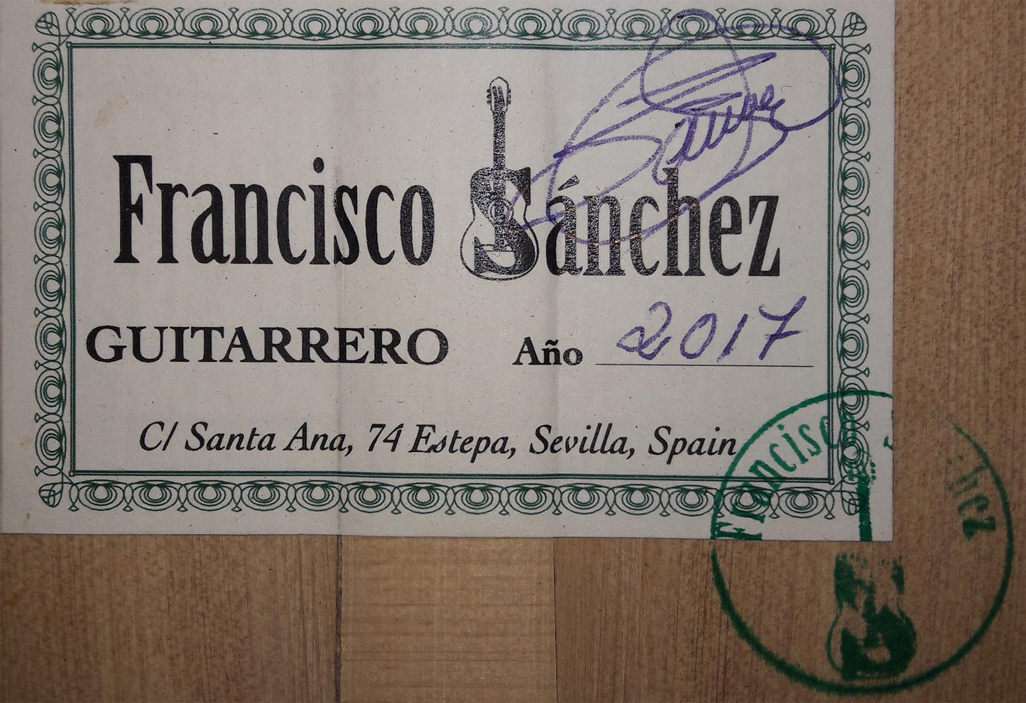 Francisco Sánchez - Flamenca 2017 CF