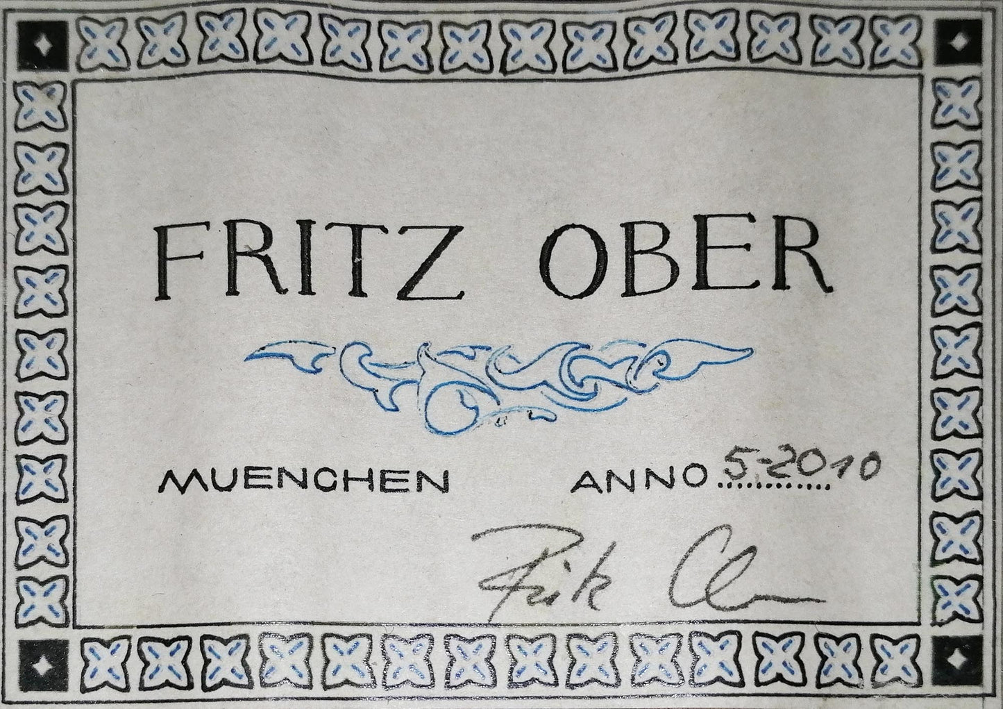 Fritz Ober - 2010