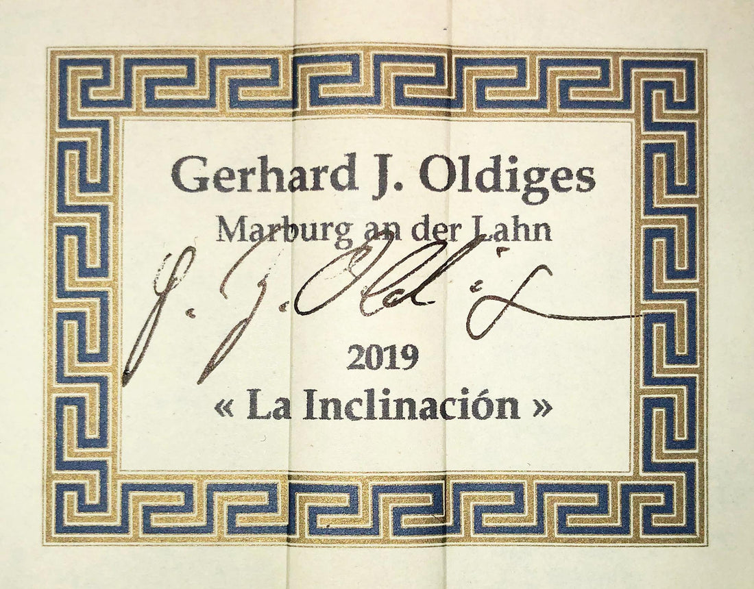 Gerhard J. Oldiges - 2019 La Inclinacion