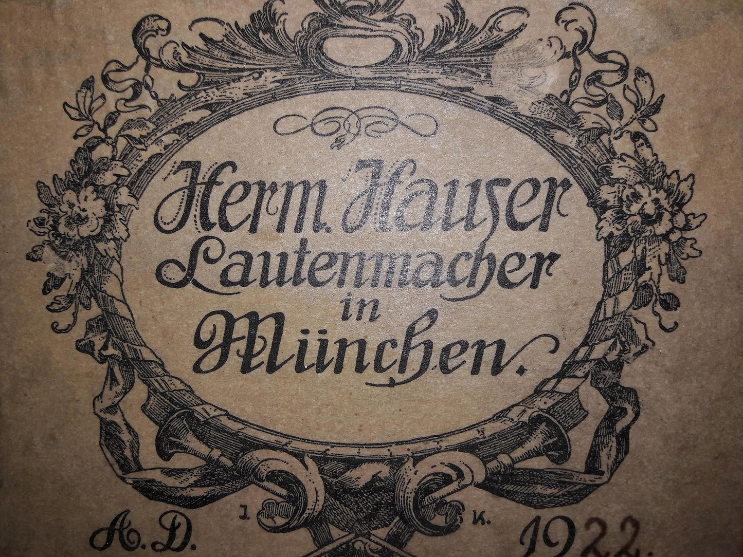 Hermann Hauser ® I -  Terz 1922